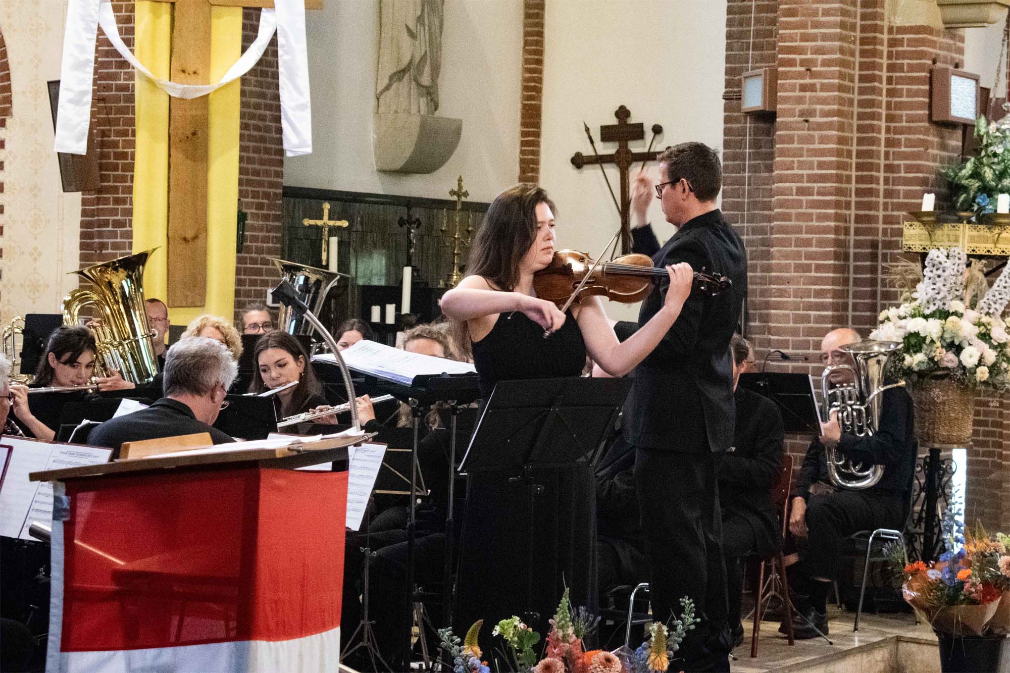 Bevrijdingsconcert harmonieorkest Caecilia Schipluiden